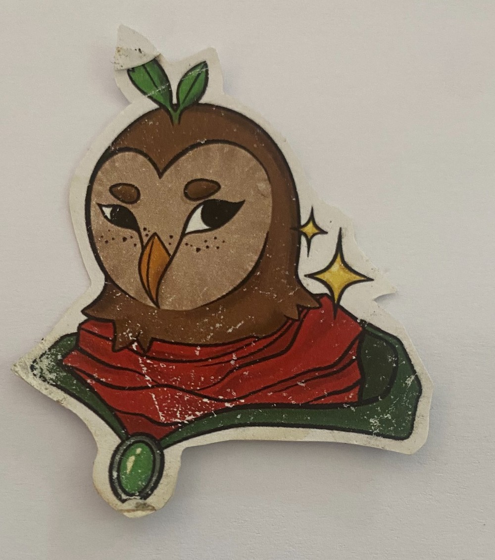 Petit personnage hibou, clin d’œil personnel